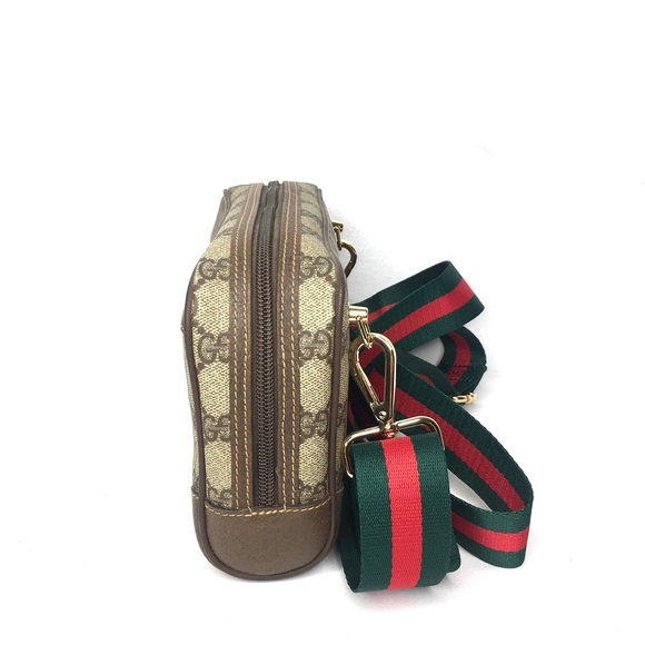 Authentic Gucci brown monogram coated canvas crossbody bag - Picture 14 of 16